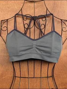 Champion Strappy Seamless Bralette - Slate Blue